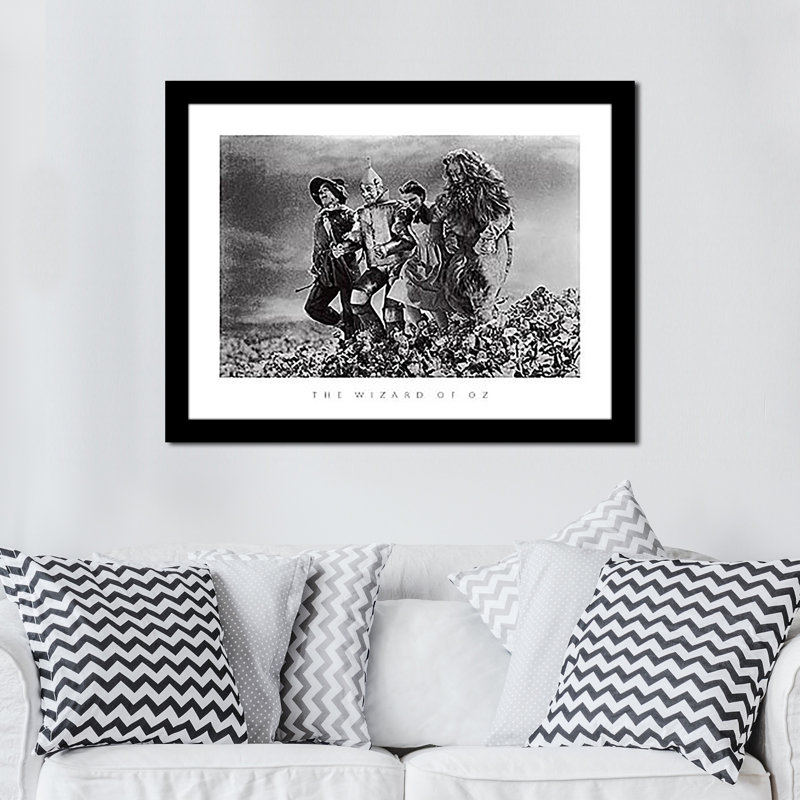 « the wizard of oz », reproduction de photo encadrée