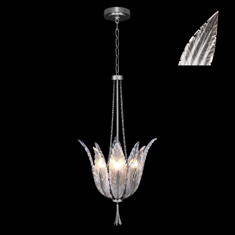 Plume 4 - Light Pendant, Silver