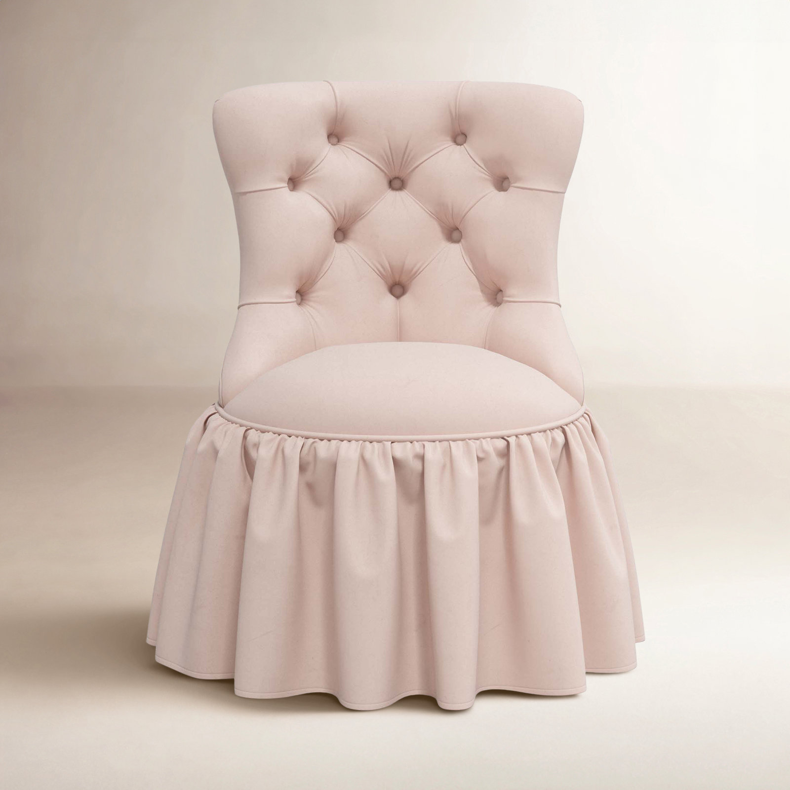 Minnie Side Chair, Classic Blush Performance Velvet