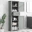 Armoire de rangement haute pour salle de bain, armoire de rangement autoportante avec tiroir et tablette réglable, armoire d'entrée-1237322090