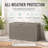 100 Gallon Large Lockable Resin Deck Box-129232186