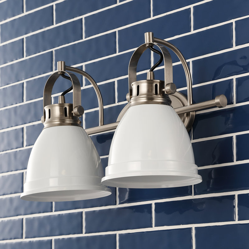  Éclairage pour meuble-lavabo Lejuan, Blanc, Nickel, 2