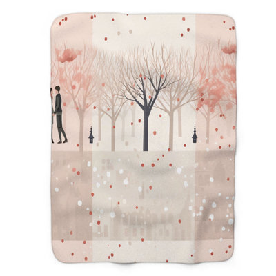 Sweet Duo - 1 Piece Premium Sherpa Blanket
