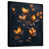 Toile avec cadre flottant noir