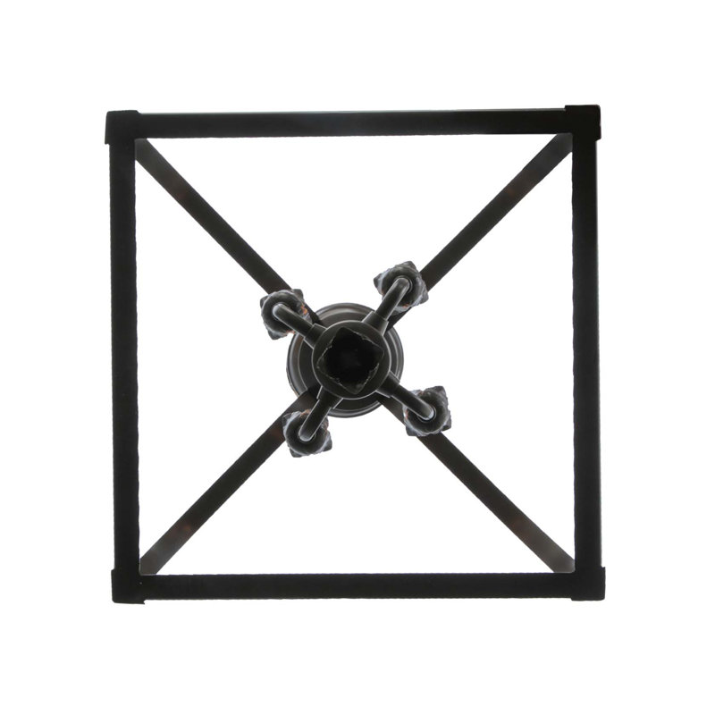 4 - Light Glass Chandelier