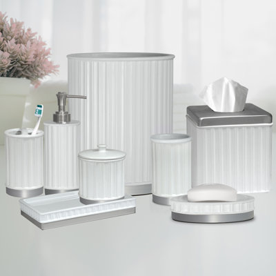Ensemble d'accessoires de salle de bain 8 pièces Panache