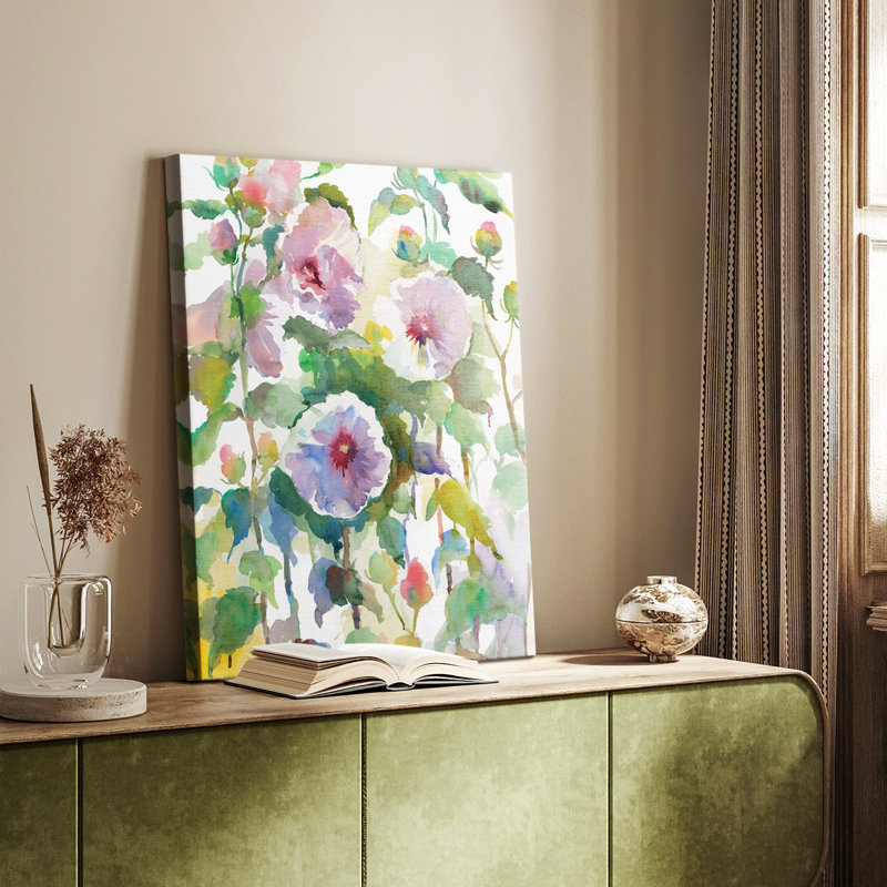 Summer Friends II -Custom Wrapped Gallery Cavas, 60" H x 40" W