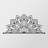 Stylish Decorative Metal Wall Accessory, Black Finish, 63.0 x 27.6 inches | 100% Metal Construction, Thickness: 0.05 inches | Perfect for Modern Home Décor, Durable and Elegant Design for Any Space