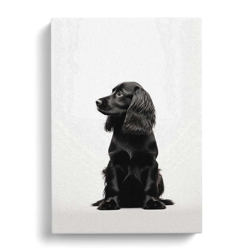 Cocker Spaniel Minimalism - No Frame Print, 60cm H x 40cm W x 3cm D