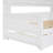 Twin Size Wooden Daybed With Twin Size Trundle, And All-In-One Cabinet And Shelf-562261398