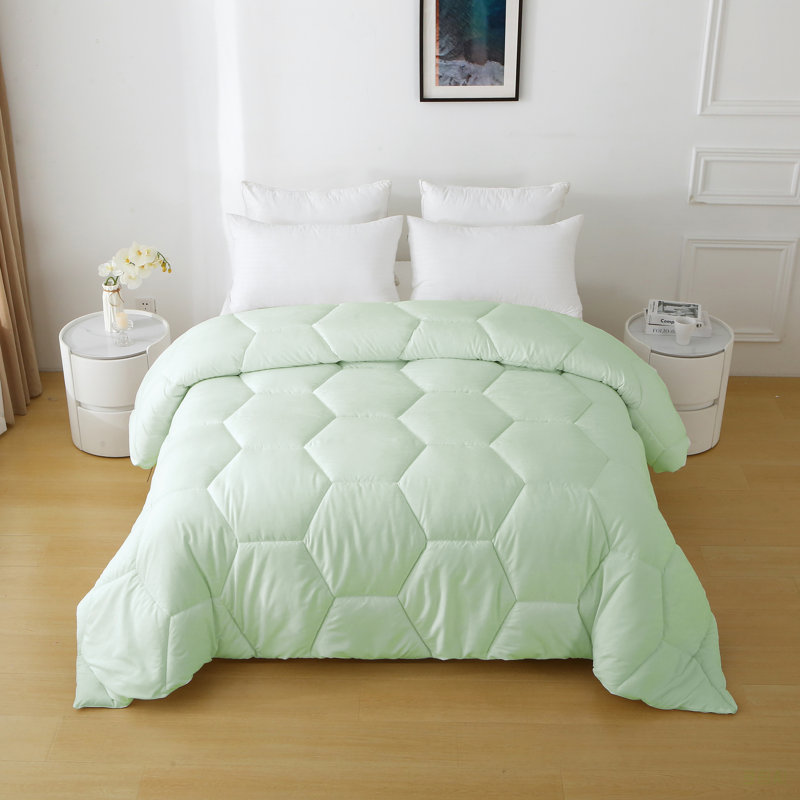 Édredon en microfibre surdimensionné Better Style Home, Vert clair, Édredon très grand