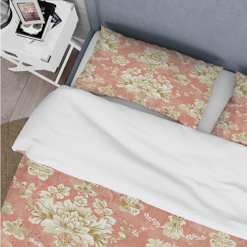 Ensemble de housse de couette Country, Housse de couette simple + 2 taies décoratives st