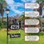 Enseigne d'adresse ovale réfléchissante Park Place-88101217-88467584