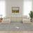 Cloud Sectional Couches 137.8" L-Shape Sofa With Ottoman Deep Seat Modular Sectional Couch Comfy Compression Couch For Living Room & Bedroom Bouclé Fabric Beige-929496894