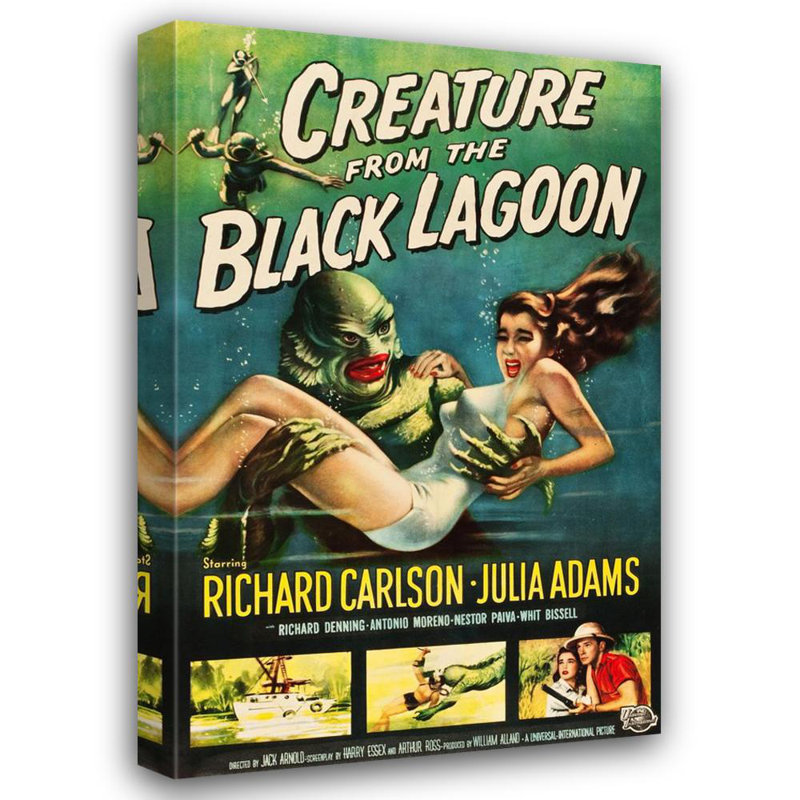 Créature du lagon noir, H 24 po x l 15 po