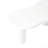 Stylish Nesting Coffee Table Set with Cloud-Shaped Tabletop and Sleek Side Table for Versatile Use