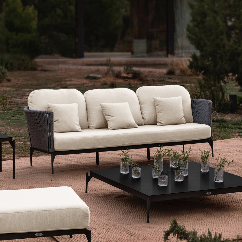Boston Outdoor 3 - Seat Patio Sofa, Canvas Canvas Sunbrella® Canvas