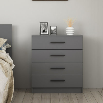Commode moderne Wesa avec de nombreuses tablettes, couleur blanche, 27,6 po x 16,5 po x 31,5 po | 100% panneau de particules enduit de mélamine, épaisseur: 0,7 pouce | Solution de rangement élégante et fonctionnelle pour la chambre à coucher et l'espace de vie