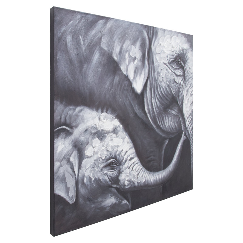 « ultimate love », impression sur toile grise