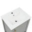 Meuble-lavabo de salle de bain avec lavabo et rangement