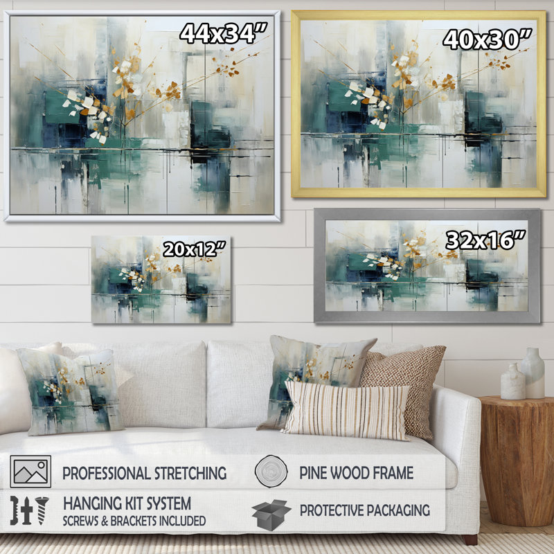 Jahsun Subtle Serenity IV sur impression sur toile, Toile tendue, H 24 po x l 32 po x P 1 po