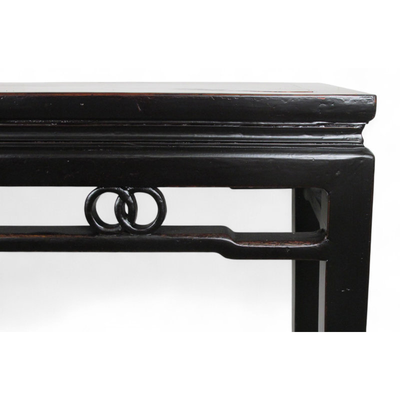 Console en bois massif 33,85826771653543 po