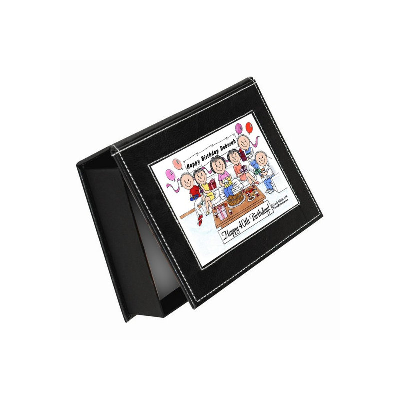 Faux Leather Memory Box