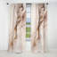 Rideau occultant brun délicat Marble I - 1 panneaux-107540526