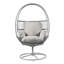 Chaise longue pivotante en osier Reno
