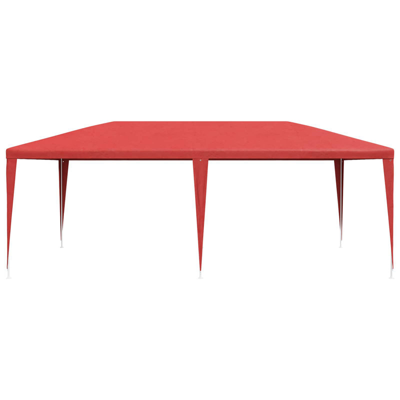 12m x 3m Steel Party Tent, 3 x 6 m, Red