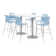 72" L Rectangular Breakroom Table and Chair Set