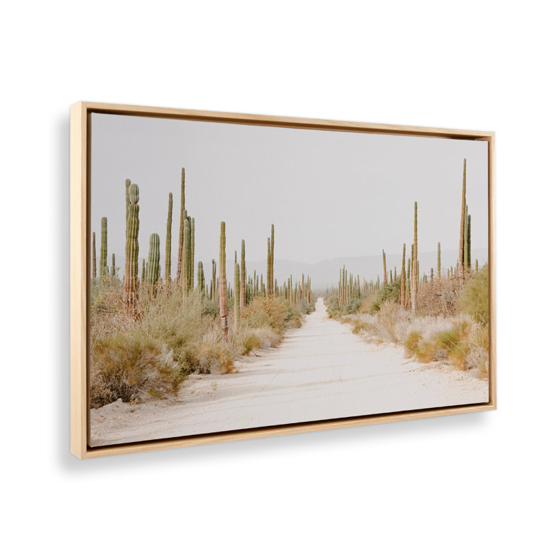 «Desert Tranquility», reproduction encadrée sur toile par Krista Mosakowski, H 34 po x l 50 po