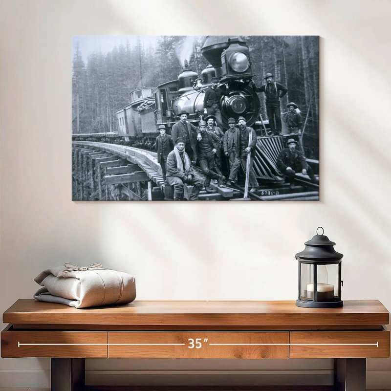 Lilie Railroad Construction Crew 1886, H 16 po x l 24 po