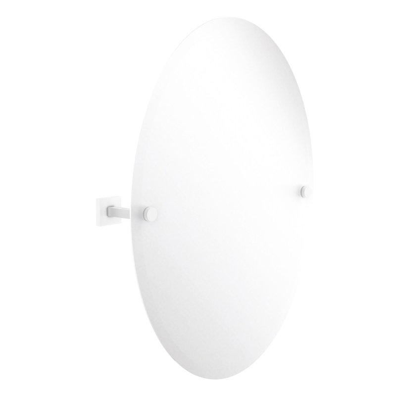 Haranu Wall Mirror with Shelves, Brushed Bronze