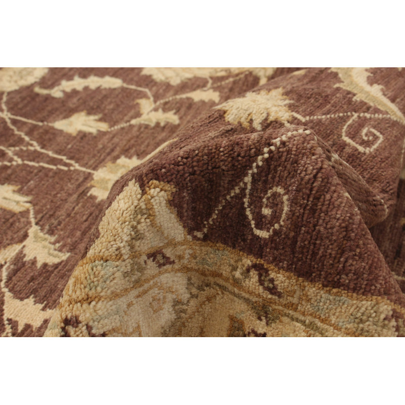 Tapis intérieur en laine beige/brun 2 pi 9 pi 9 pi 8 pi x 7 pi one-of-kind-noué la 2010 chobi Sase