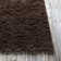 Tapis de zone brun foncé poils longs Issac