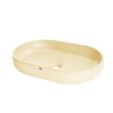Fladd Handmade Oval Vessel Bathroom Sink