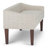 Parris 50"W Upholstered Contemporary Bench with Tufted Cushion and Solid Wood Legs-799954893