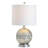Coll 20.5" Glass/Metal LED Table Lamp