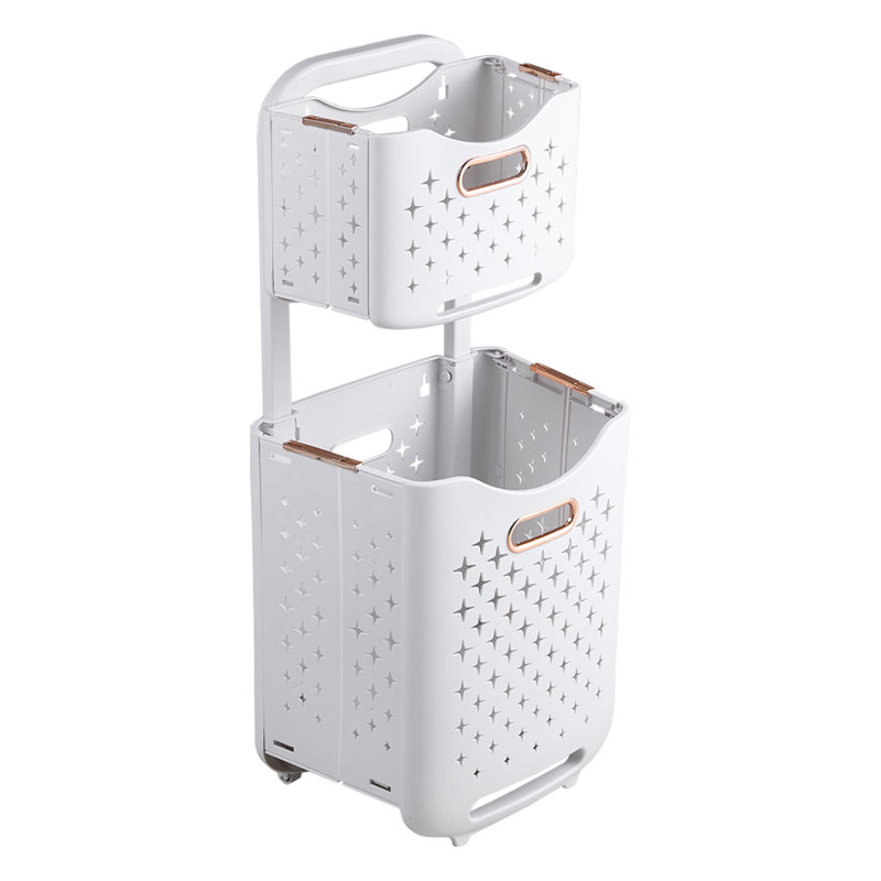 Metro Lane Polyethylene Plastic Decorative Basket