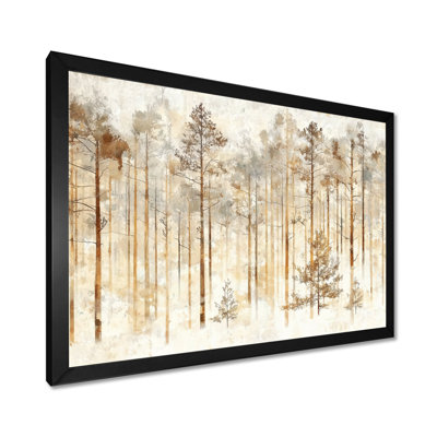 Paysage d'hiver minimaliste II - paysage d'hiver