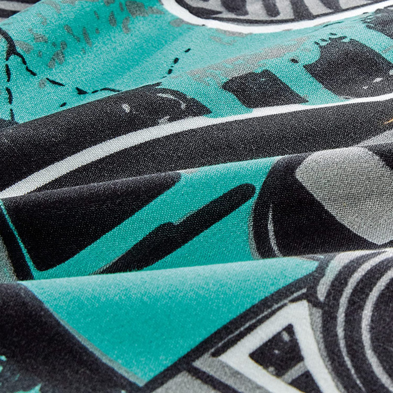 Twin Multi-Color Monster Truck Microfiber Comforter Set