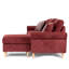 Canapé et méridienne réversible en microfibre / microsuède de 87 po de largeur Amneris-1196173322-1131890807