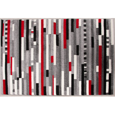 Salters Geometric Shag Area Rug