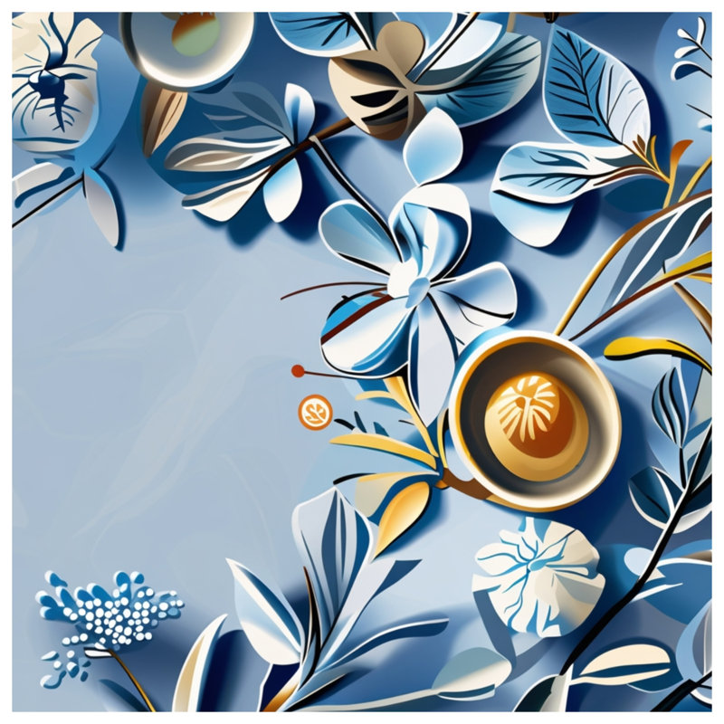 Jeté Floral, 50in W x 60in H