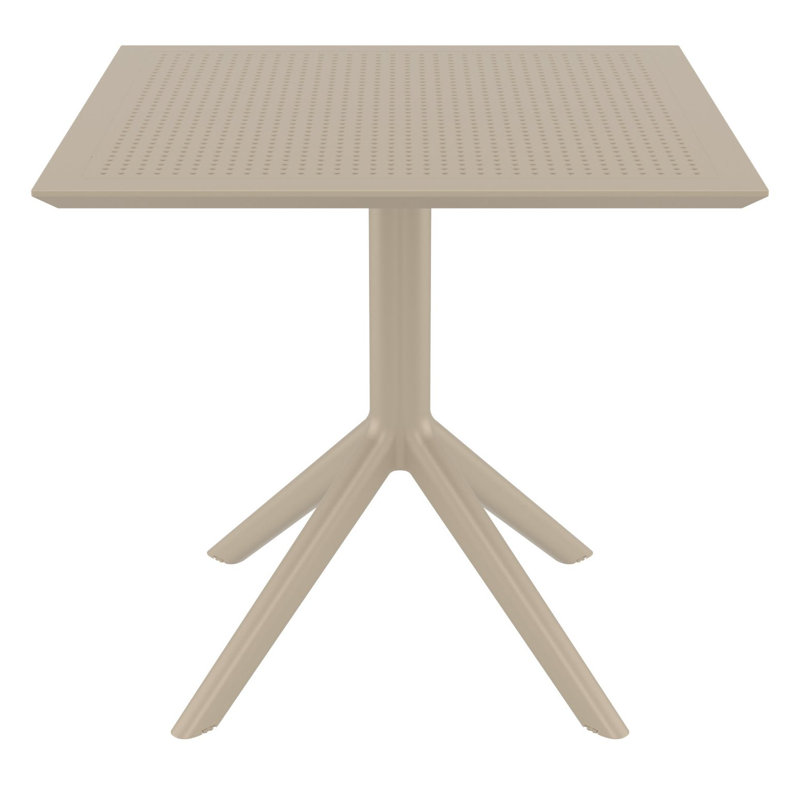 Table de salle à manger Arlette, Taupe, l 31,5 po x L 31,5 po x H 29,5 po