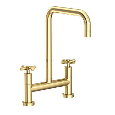 East Square Kitchen Bridge Faucet