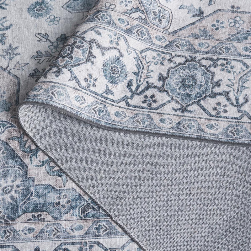 Mikali Machine Washable Non-Slip, Round 183cm