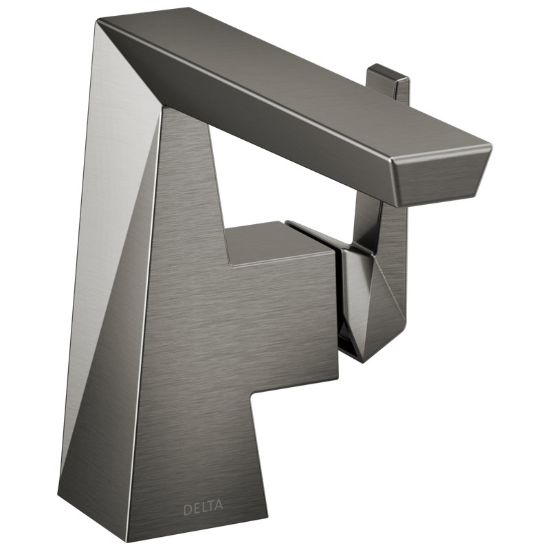 Robinet de salle de bain monotrou avec ensemble de bonde et technologie d’étanchéité DIAMOND™, Noir métallique
