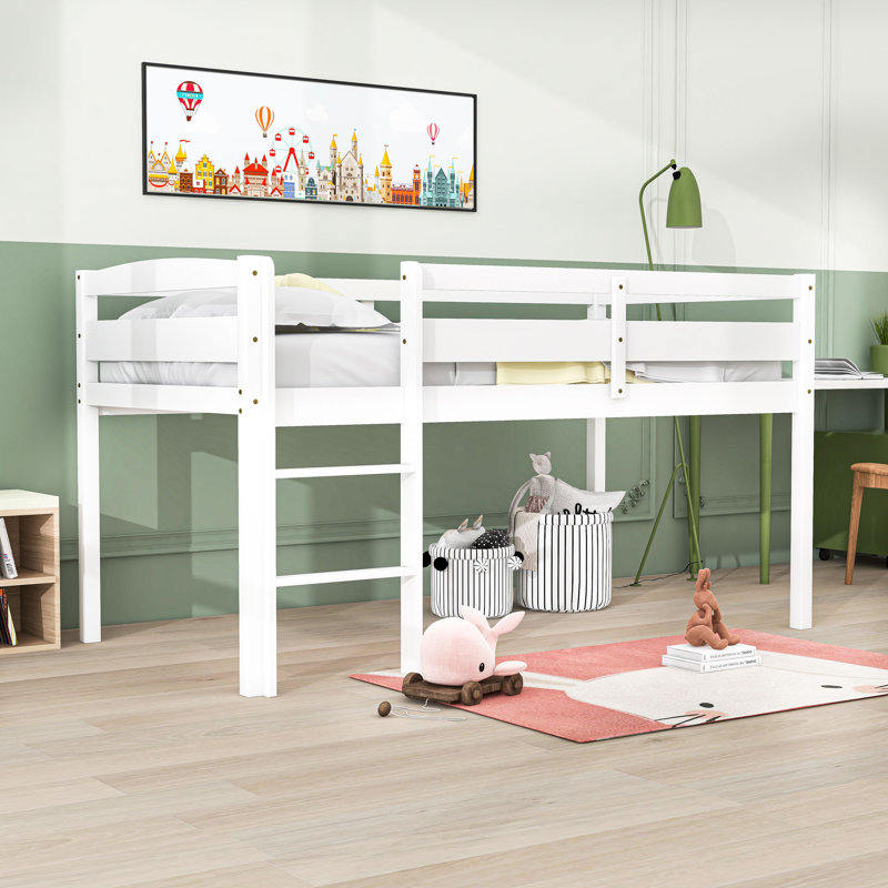 Lit mezzanine bas Efi par Harriet Bee, Blanc